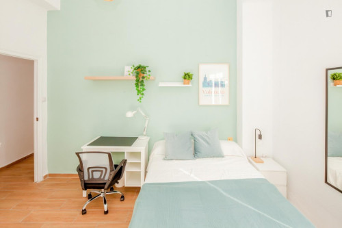 Attractive single bedroom