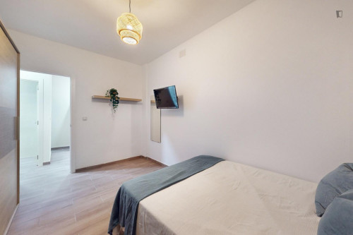 Great looking single bedroom in a property with balcony