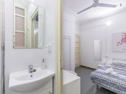 Great looking single bedroom in a property with balcony