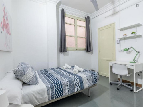 Great looking single bedroom in a property with balcony