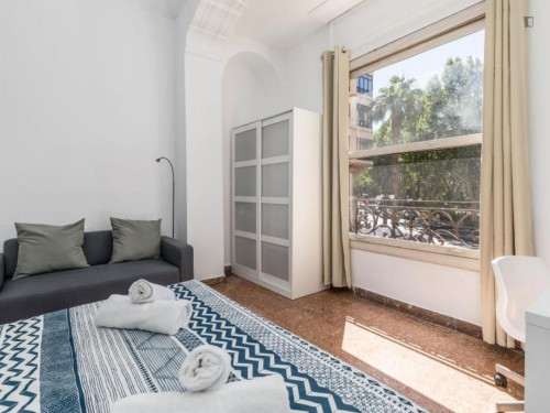 Appealing single bedroom in a property with balcony