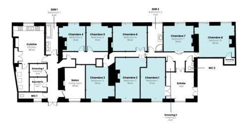 Spacious Bright Apt. near Musée des Augustins