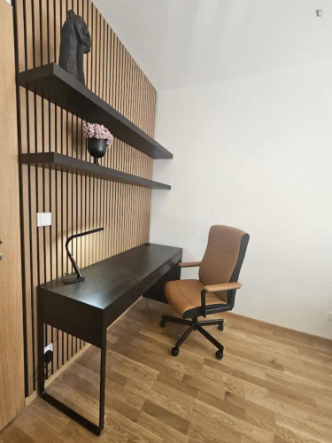 Bright apartment well connected to the centre