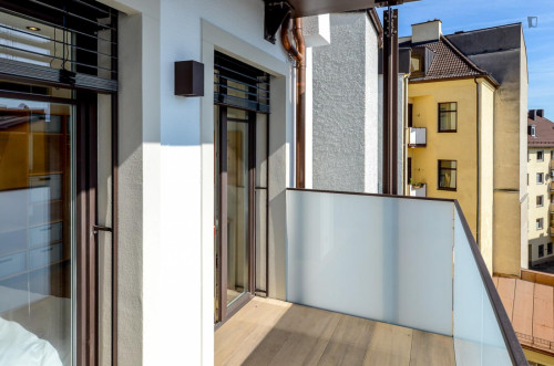 Double bedroom in a stunning apartment of 3 bedrooms in Sendling