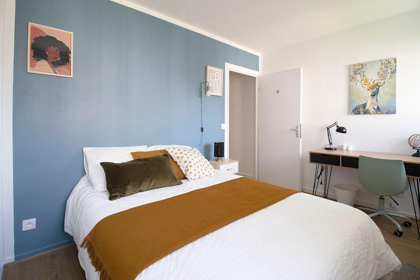 Warm And Equipped 11m² Bedroom -G012 - 7