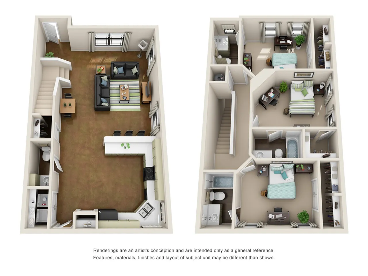 3BR/3.5BA - Furnished - Villas at Riverbend - Gallery - 1