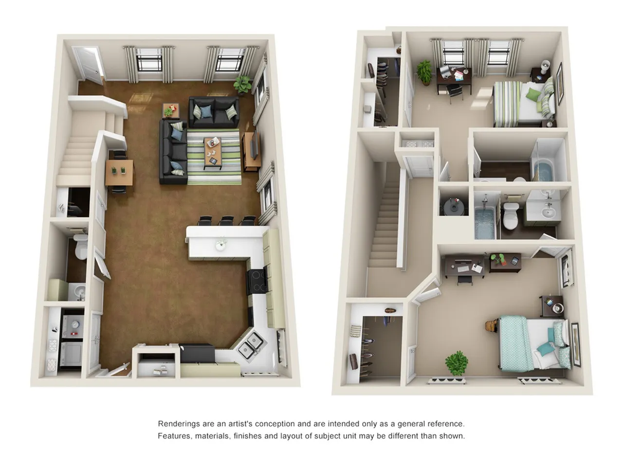  2BR/2.5BA - Unfurnished  -  Villas at Riverbend  - Gallery -  1