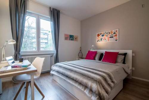 Private Room With Double Bed, Private Bathroom Ensuite and Air Conditioning