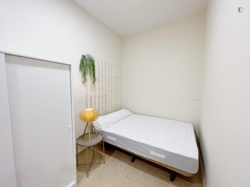 Spacious single bedroom with private kitchen and balcony in central Granada