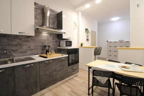 Luminous double bedroom in Villaggio Giorgio Montini - Gallery - 21