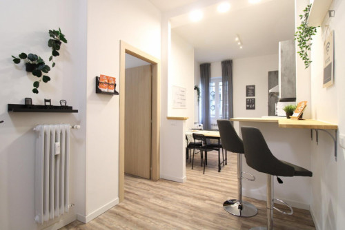 Luminous double bedroom in Villaggio Giorgio Montini - Gallery - 15