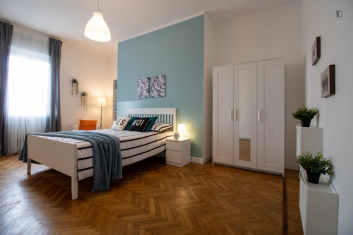 Enjoyable double bedroom near the Stazione FS metro