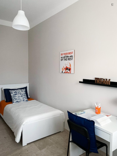 Very coiol single bedroom near Parco del Valentino