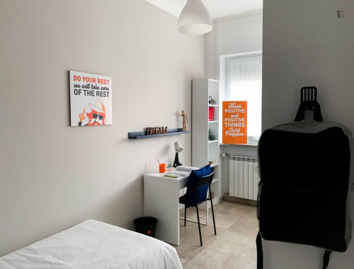 Very coiol single bedroom near Parco del Valentino