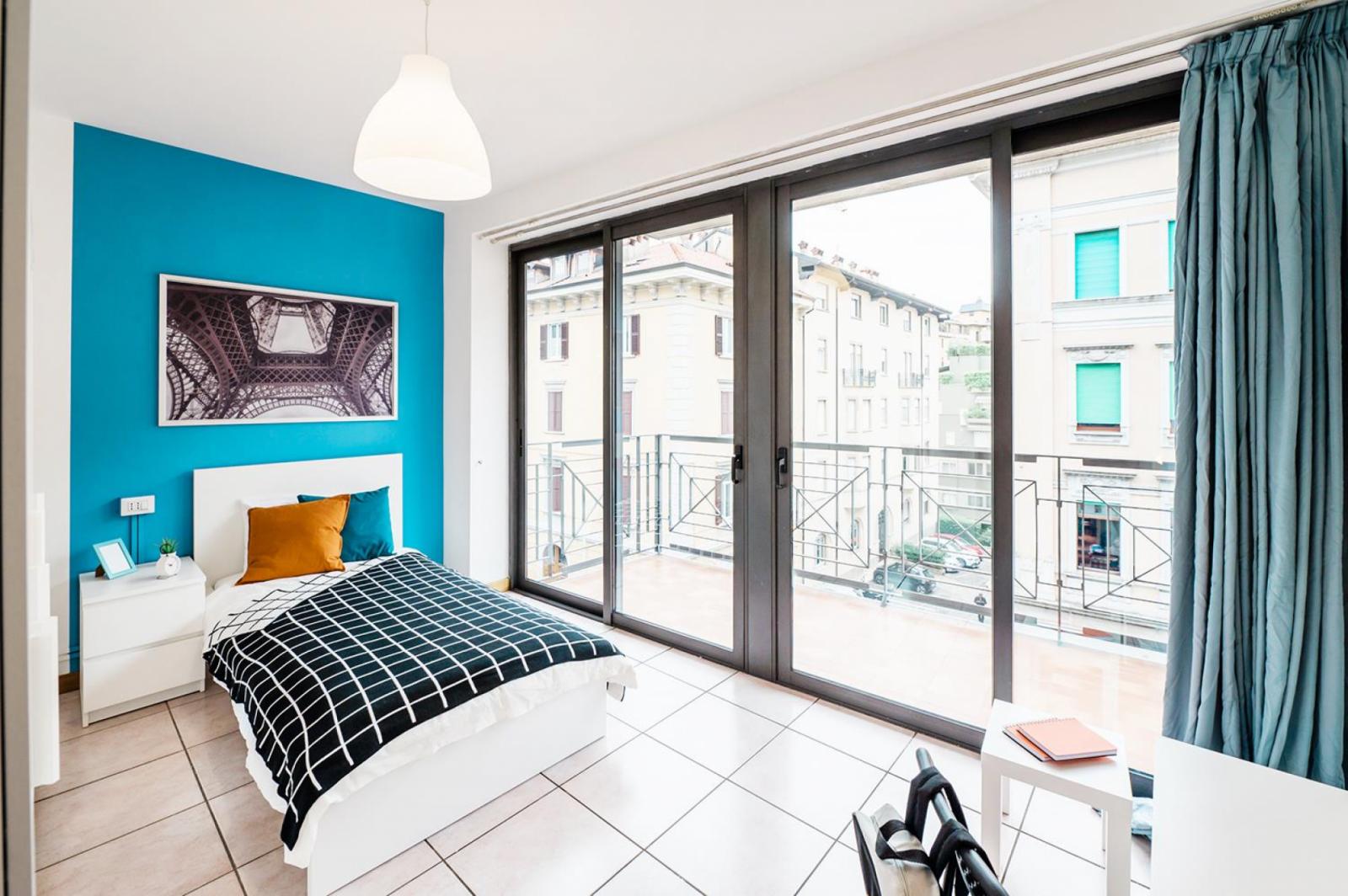 Stunning Single Bedroom With A Balcony, In Stazione - 1