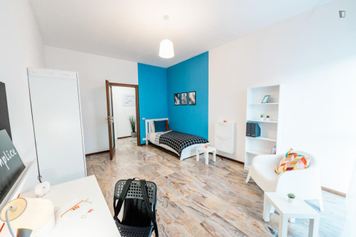 Ample single bedroom near Parco del Galgario
