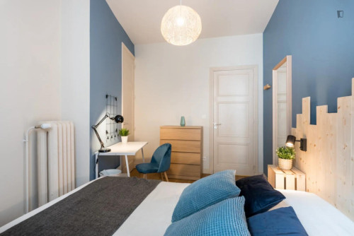 Bright double bedroom not far from Lyon Saint Paul train station