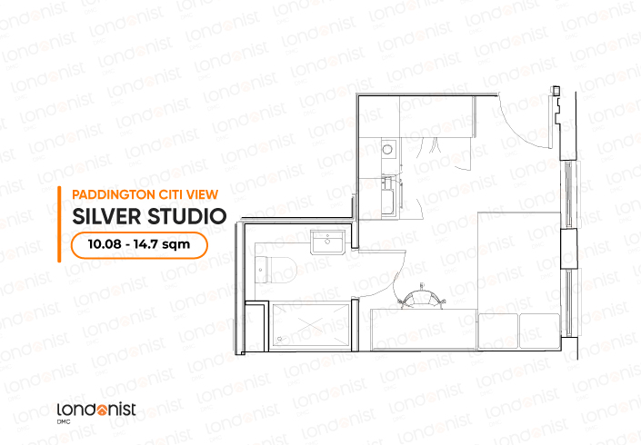 Silver Studio - Londonist Prestige Student Living - Paddington Citi View - Gallery - 2