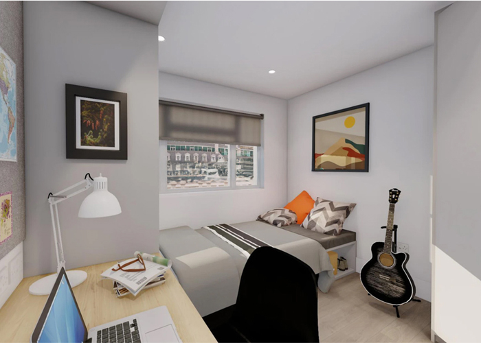  Large Gold Studio  -  Londonist Prestige Student Living - Paddington Citi View  - Gallery -  1