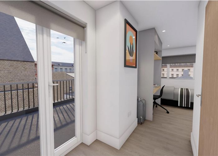  Platinum Plus Studio With Balcony  -  Londonist Prestige Student Living - Paddington Citi View  - Gallery -  2