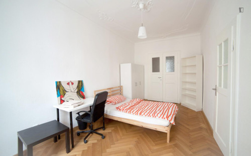 Ample single bedroom in the Altstadt-Lehel district