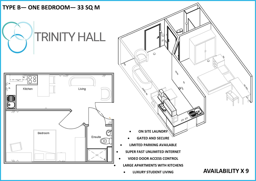  Apartment  -  Trinity Hall Apartments  - Gallery -  14