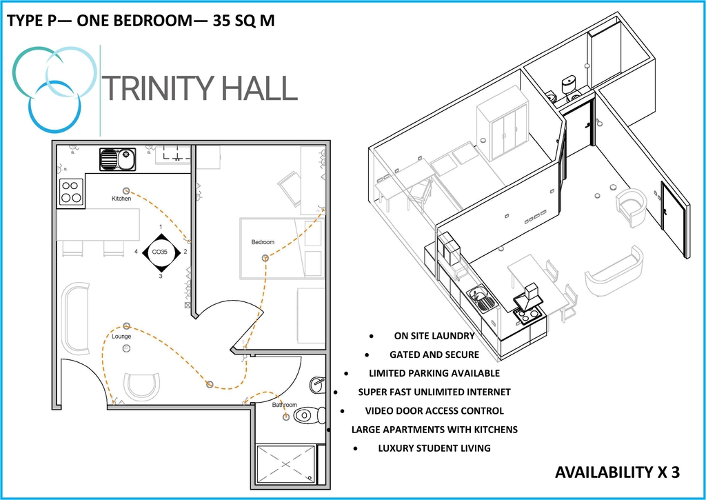 Apartment Premium  -  Trinity Hall Apartments  - Gallery -  10