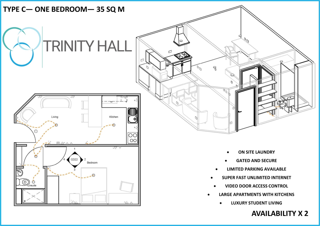  Apartment Premium  -  Trinity Hall Apartments  - Gallery -  8