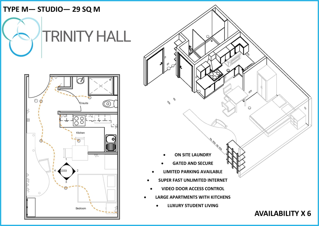  Studio Premium Deluxe  -  Trinity Hall Apartments  - Gallery -  17