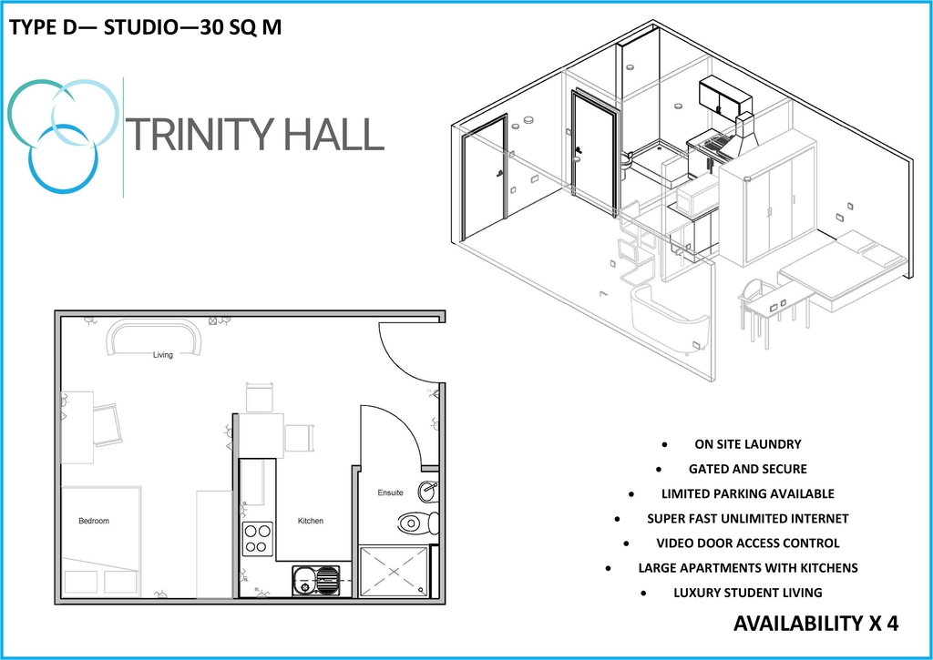  Studio Premium Deluxe  -  Trinity Hall Apartments  - Gallery -  19