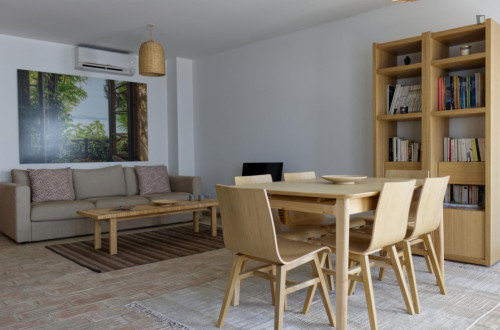 Modern house with traditional details