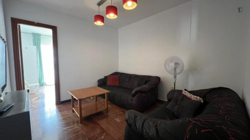 Breezy double bedroom in Camino de Ronda