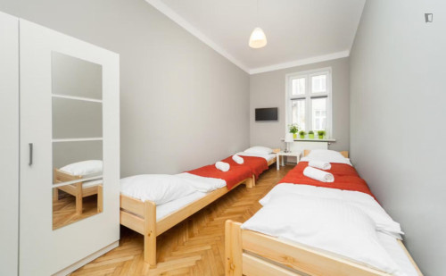 Appealing 3-bedroom apartment in Kazimierz