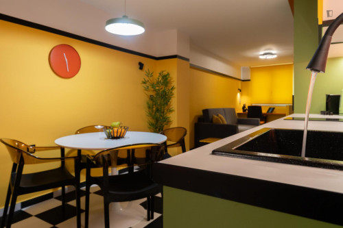 Color Bliss Pagrati 1 bedroom patio apartment in the heart of the city