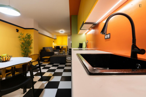 Color Bliss Pagrati 1 bedroom patio apartment in the heart of the city