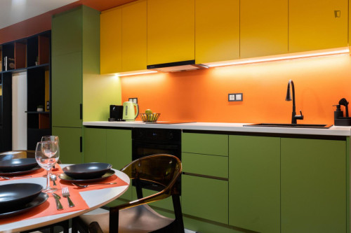 Color Bliss Pagrati 1 bedroom patio apartment in the heart of the city