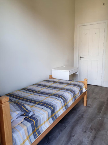 Bed in a homely twin bedroom, in Broadstone
