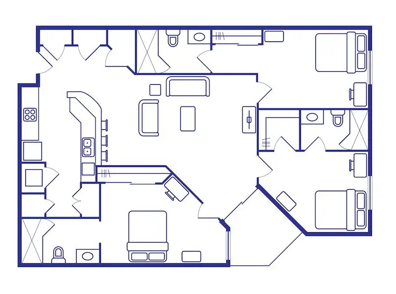 3 Bedroom - 3 Bath - Alight Tempe - Gallery - 2