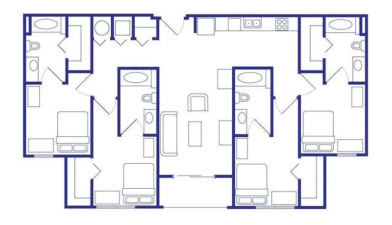  4 Bedrooms, 4 Bath  -  13th Street  - Gallery -  3