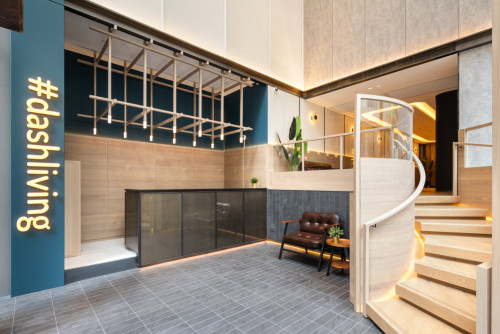 A chic upscale hotel residence near Central Soho