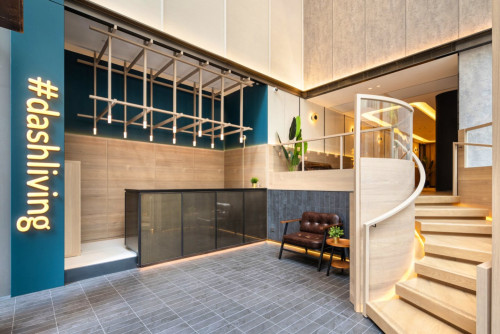 A chic upscale hotel residence near Central Soho