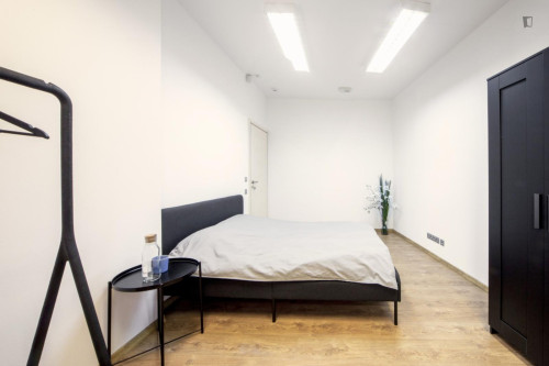 Appealing double bedroom in Maskavas Forštate