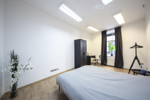 Appealing double bedroom in Maskavas Forštate