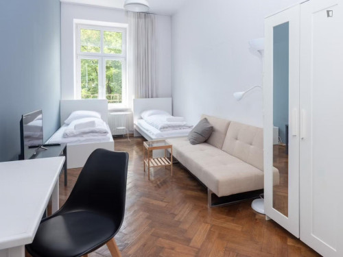 Historical 3-Bedroom Apartment in Central Cracow