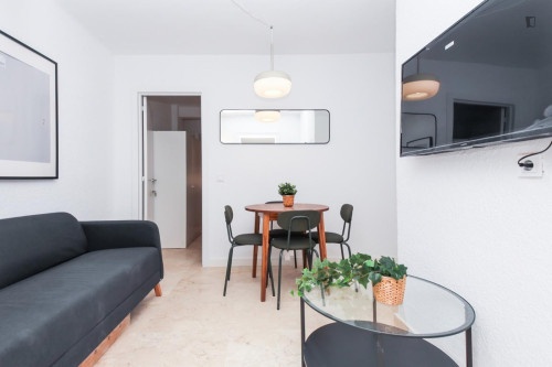Great looking single bedroom in a property with balcony