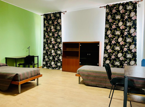 Twin Bedroom in a Villa with outdoor area