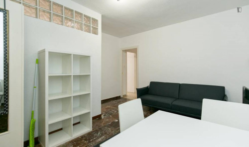 Nice double bedroom in urban location near the Parque Federico García Lorca