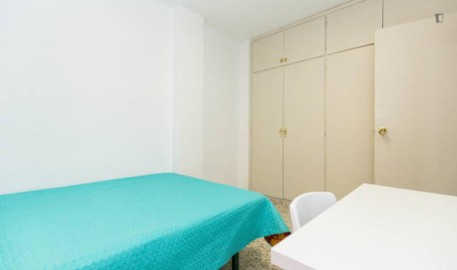 Cute double bedroom in shared flat near the Parque Federico García Lorca