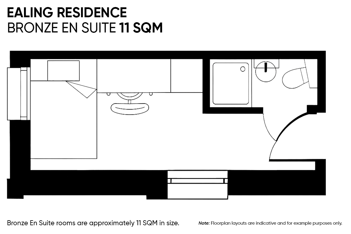  Bronze En-Suite (Standard Fitting, Multi-Window) - Standard View | Lower Level  -  Go Britanya - Ealing Residence  - Gallery -  5