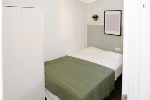Attractive single bedroom with balcony